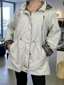 Καμπαρντίνα με φόδρα λεοπάρ για στυλ