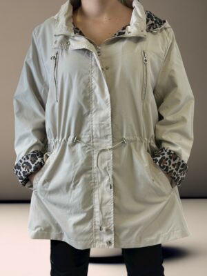 Καμπαρντίνα με φόδρα λεοπάρ για στυλ