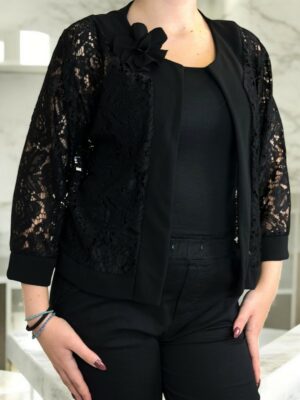 Δαντελένιο μπολερό για ιδιαίτερες εμφανίσεις<br/><small class="dmm_sku">Κωδικός προϊόντος: 8275-μαυρο</small>