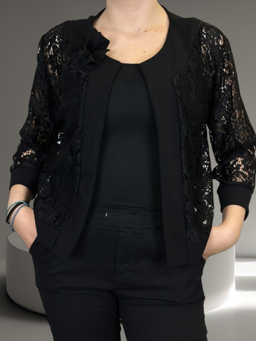 Δαντελένιο μπολερό για ιδιαίτερες εμφανίσεις