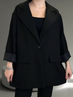 Σακάκι με εντυπωσιακό σχέδιο στην πλάτη<br/><small class="dmm_sku">Κωδικός προϊόντος: 8299-φτερα</small>