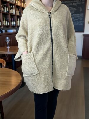 PLUS SIZE Ζακέτα Προβατάκι με Στιλ και Ζεστασιά<br/><small class="dmm_sku">Κωδικός προϊόντος: 8316-ζαχαρι</small>