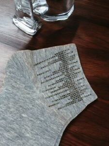 Elegant Κάλτσες με Λαμπερό Σχέδιο Στρας