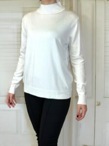 Soft Knit Top με Ήπιο Ζιβάγκο