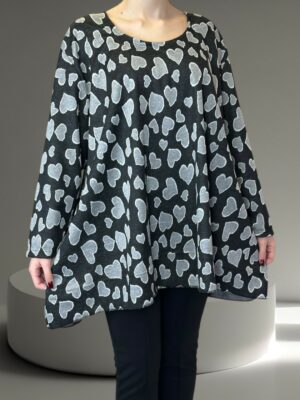 Υπέροχη Μπλούζα με Στυλ<br/><small class="dmm_sku">Κωδικός προϊόντος: 8809-καρδουλα</small>