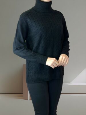 Ζιβάγκο με Πλέξη Μπροστά<br/><small class="dmm_sku">Κωδικός προϊόντος: 8816-μαυρο</small>