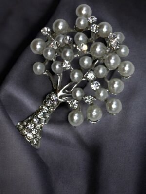 Elegant Καρφίτσα με Πέρλα σε Σχέδιο Δέντρου<br/><small class="dmm_sku">Κωδικός προϊόντος: 8875-δεντρο</small>