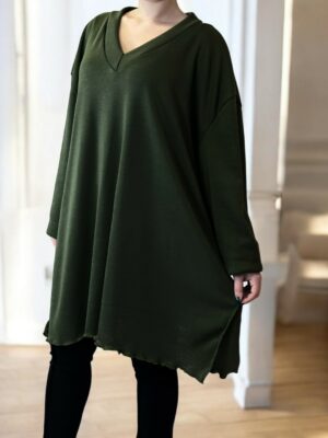 Chic μπλουζοφόρεμα με V που ξεχωρίζει