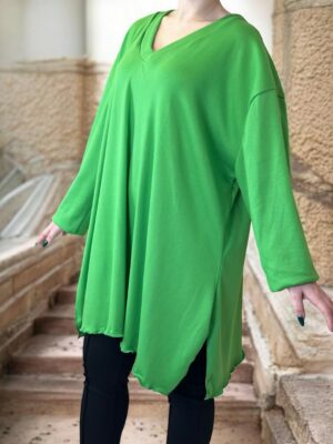 Chic μπλουζοφόρεμα με V που ξεχωρίζει