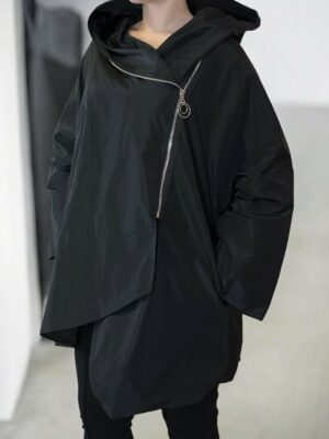 Γυναικεία ασύμμετρη καπαρντίνα μεταβατικής εποχής