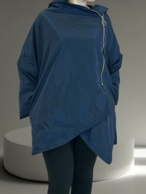 Γυναικεία ασύμμετρη καπαρντίνα μεταβατικής εποχής