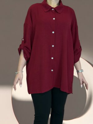 Ζακέτα από ελαστικό κρεπ με διακοσμητικές πέρλες