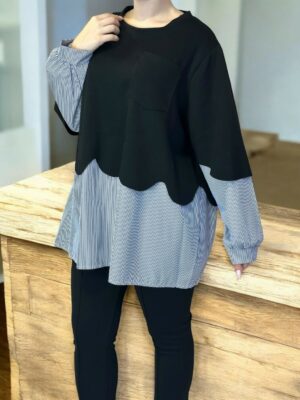 Μπλούζα με σχέδιο δύο κομματιών που ξεχωρίζει