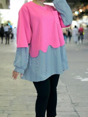 Μπλούζα με σχέδιο δύο κομματιών που ξεχωρίζει