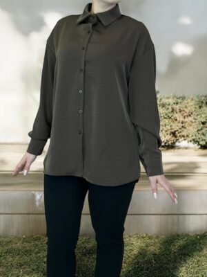 Elegant πουκάμισο με φίνα δαντέλα στην πλάτη