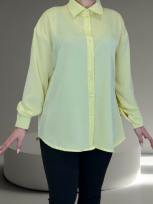 Elegant πουκάμισο με φίνα δαντέλα στην πλάτη