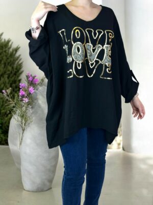 Exclusive μπλούζα με Love design