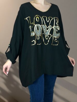 Exclusive μπλούζα με Love design