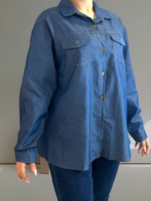 Denim πουκάμισο καθημερινής χρήσης