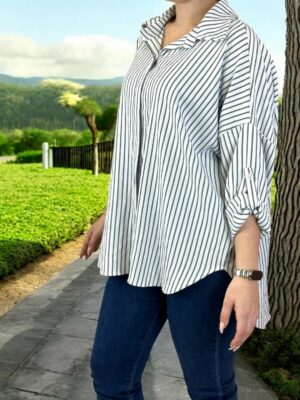 Must-have ριγέ πουκάμισο με exclusive υφή