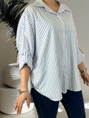 Must-have ριγέ πουκάμισο με exclusive υφή