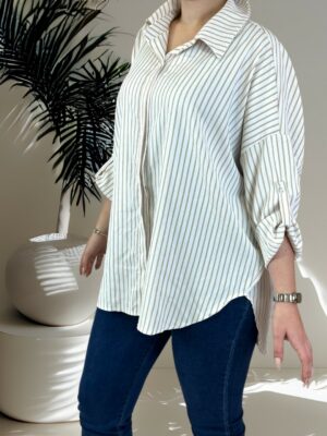 Must-have ριγέ πουκάμισο με exclusive υφή