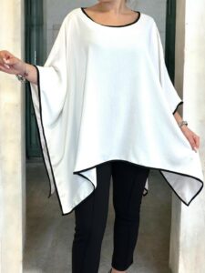Κομψή τουνίκ με χαλαρή εφαρμογή