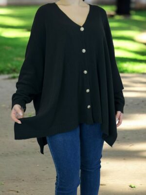 Άνετη Plus Size ζακέτα για καθημερινές εμφανίσεις