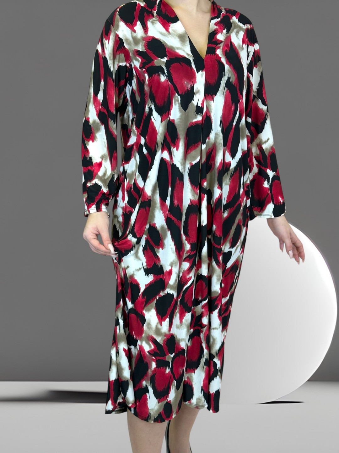 Εντυπωσιακό πολύχρωμο φόρεμα