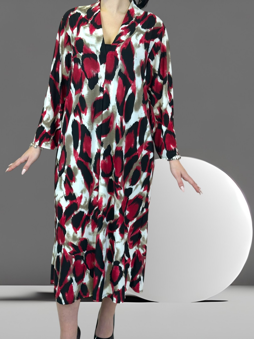 Εντυπωσιακό πολύχρωμο φόρεμα