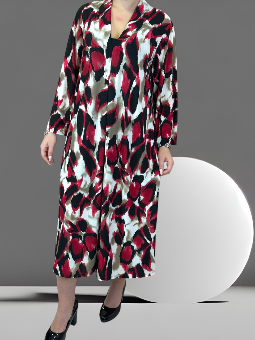 Εντυπωσιακό πολύχρωμο φόρεμα