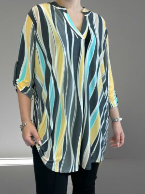 Άνετο μπλουζοφόρεμα από ελαστικό ύφασμα