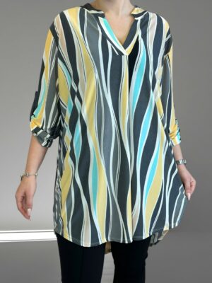 Άνετο μπλουζοφόρεμα από ελαστικό ύφασμα