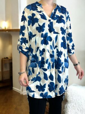 Άνετο μπλουζοφόρεμα από ελαστικό ύφασμα