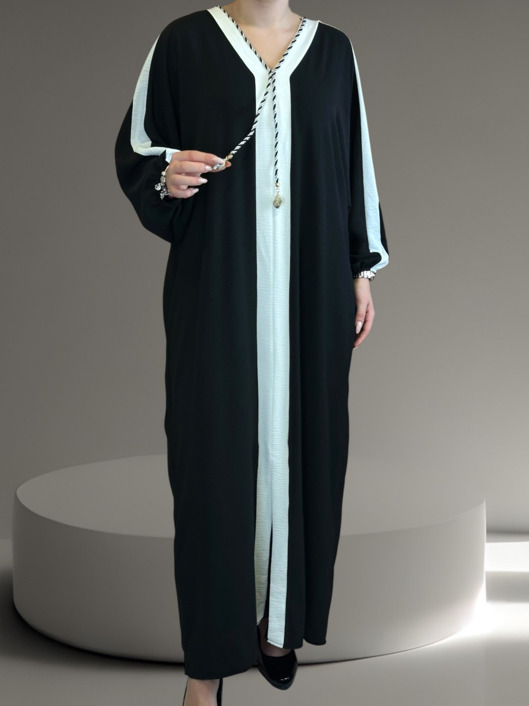 Bohemian φόρεμα kaftan look