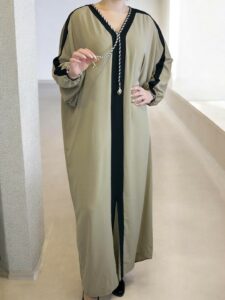 Bohemian φόρεμα kaftan look