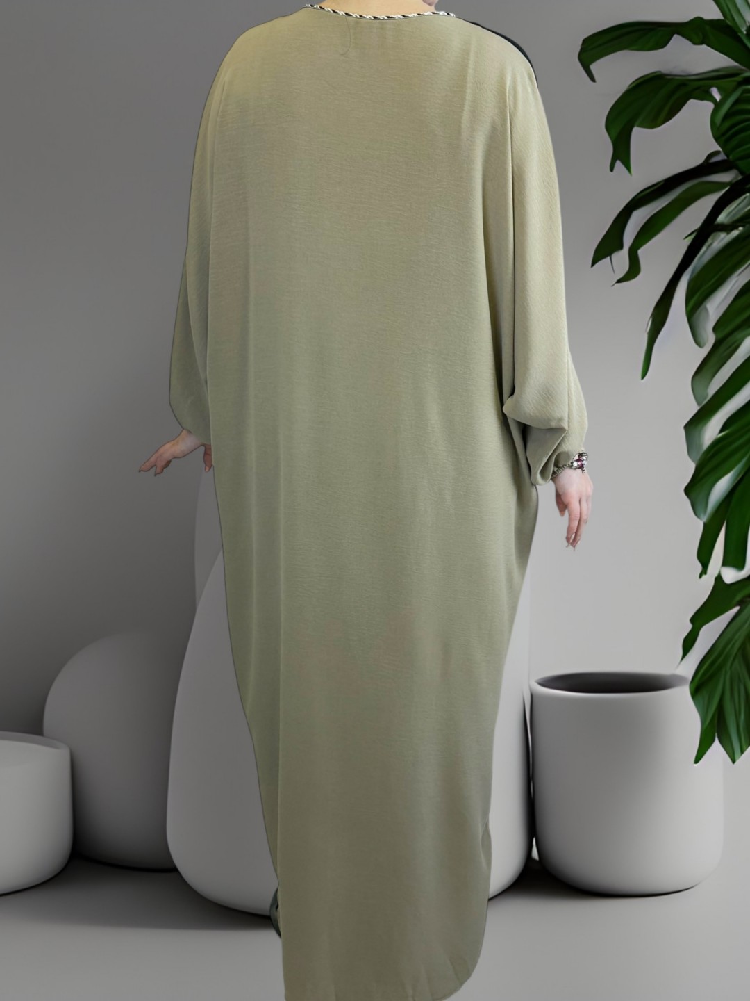 Bohemian φόρεμα kaftan look