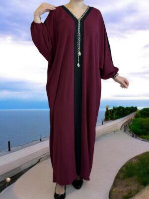 Bohemian φόρεμα kaftan look