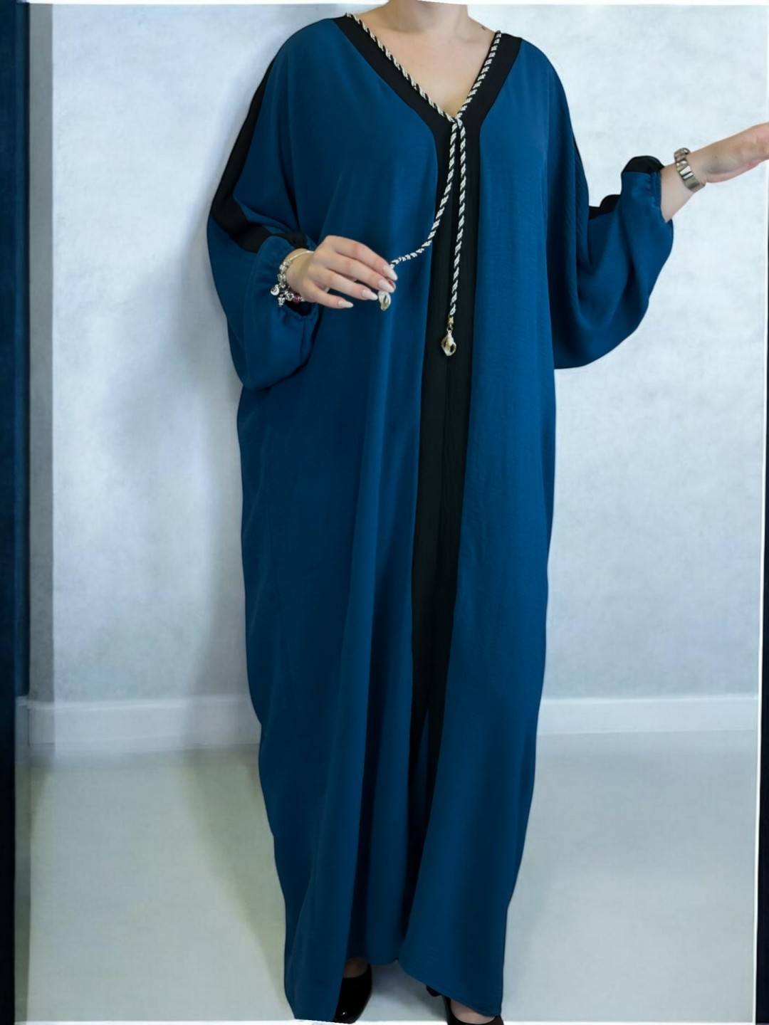 Bohemian φόρεμα kaftan look