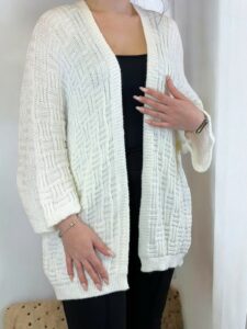 Πλεκτή ζακέτα που χαρίζει στιλ και άνεση