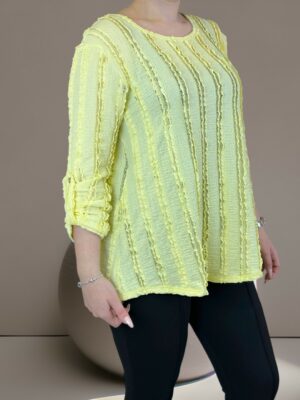 Must-have μπλούζα με textured λεπτομέρεια