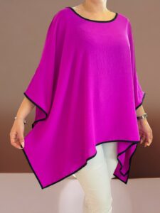 Κομψή τουνίκ με χαλαρή εφαρμογή