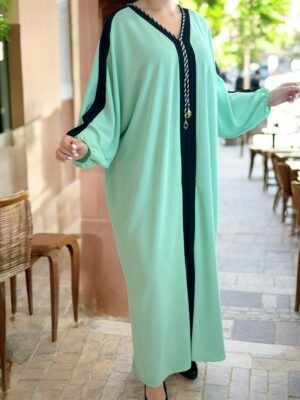 Bohemian φόρεμα kaftan look