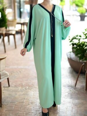 Bohemian φόρεμα kaftan look