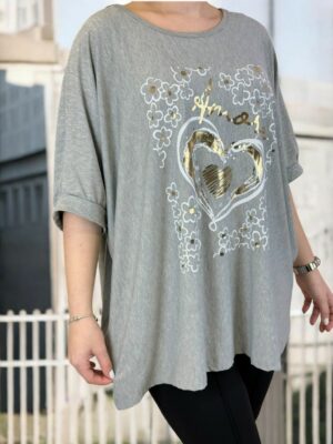 Μπλούζα με heart print