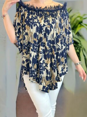 Chic μπλούζα με lace detail