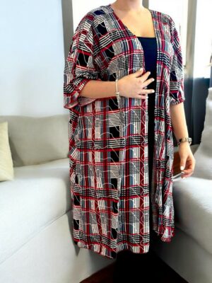 Luxury μακριά ζακέτα Plus Size