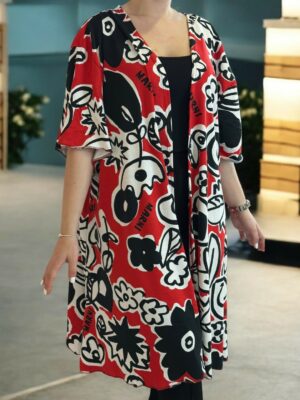 Luxury μακριά ζακέτα Plus Size