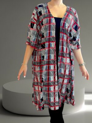 Luxury μακριά ζακέτα Plus Size