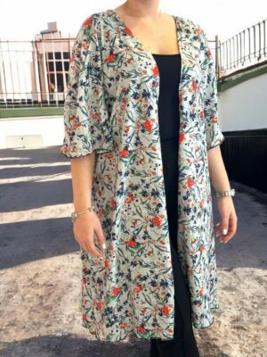 Luxury μακριά ζακέτα Plus Size